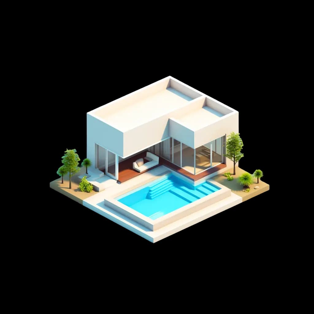 A pool ready for service