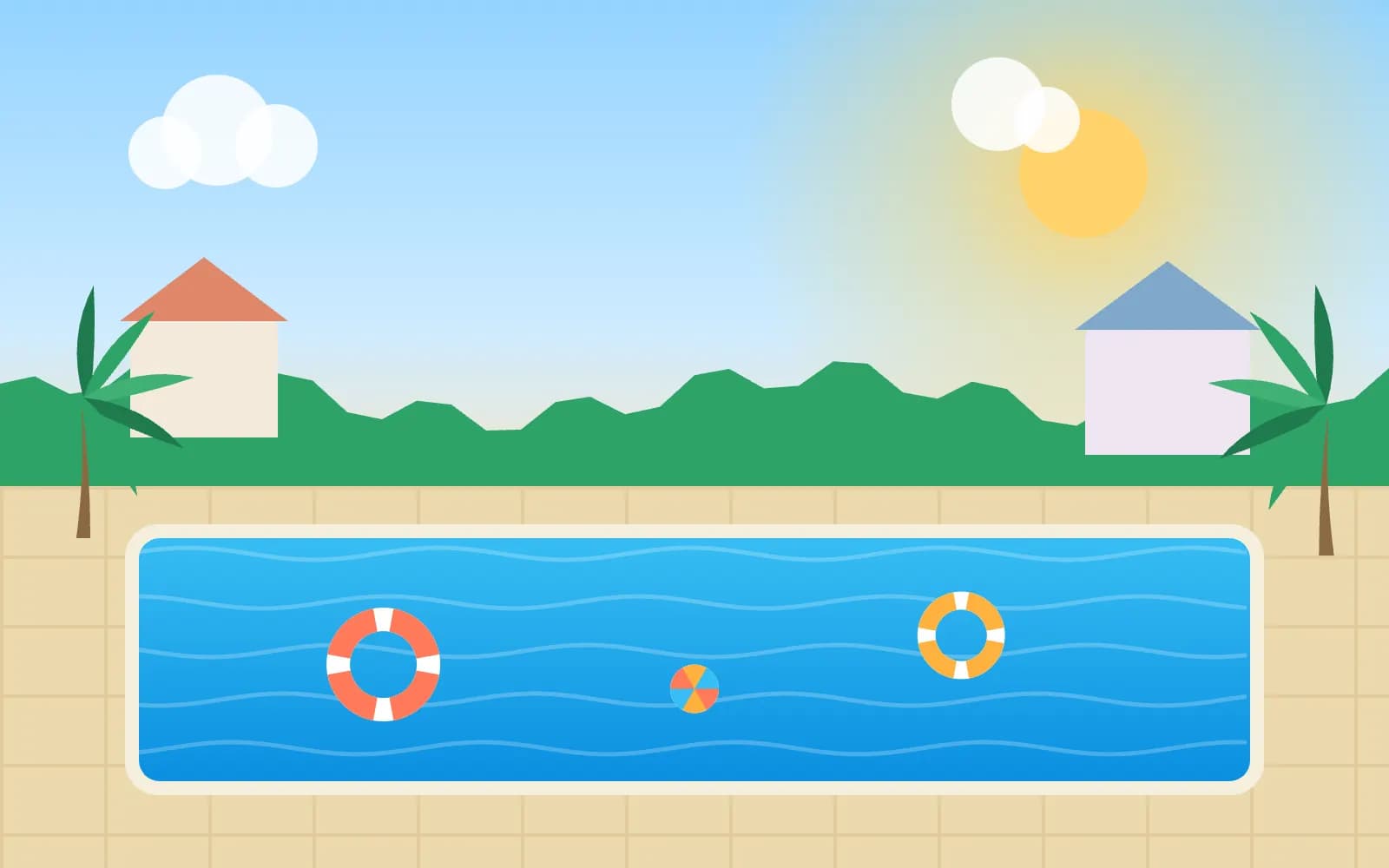 A sunny backyard pool, one of thousands on the Swimply marketplace