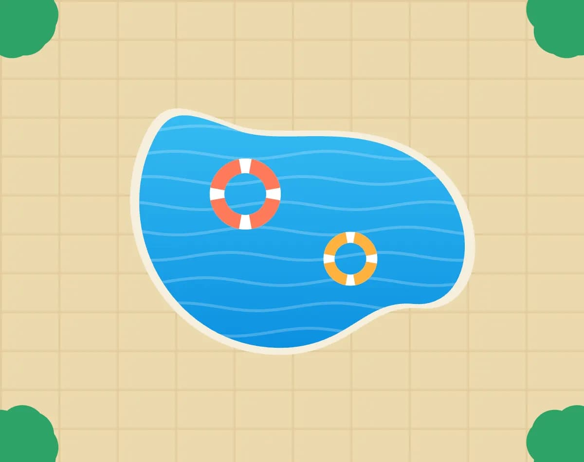 A backyard pool that earns income and needs regular service